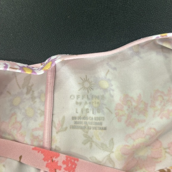 Arie Offline Real Me 3” Floral Shortie‎ Bodysuit. Country Pink. Size L (711) - Picture 10 of 11